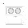 Оборудование Arlight 027927 Светильник CL-KARDAN-S375x190-2x25W Day4000 (WH-BK, 30 deg) (ARL, IP20 Металл, 3 года) по выгодной цене. Купить в Москве со скидкой.
