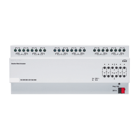 Esylux EC10430367 Исполнительные элементы CU-DIN SB 6-CH 10A KNX