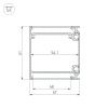 Оборудование Arlight 017359 Профиль BOX57-DUAL-2000 ANOD (Arlight, Алюминий) по выгодной цене. Купить в Москве со скидкой.