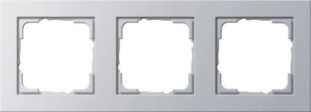 Gira 0213 25 Установочная рамка Gira E2 Цвет "алюминий"