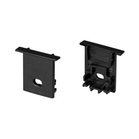 Arlight 031778 Заглушка SL-COMFORT-1722-F BLACK c отверстием (Arlight, Пластик)