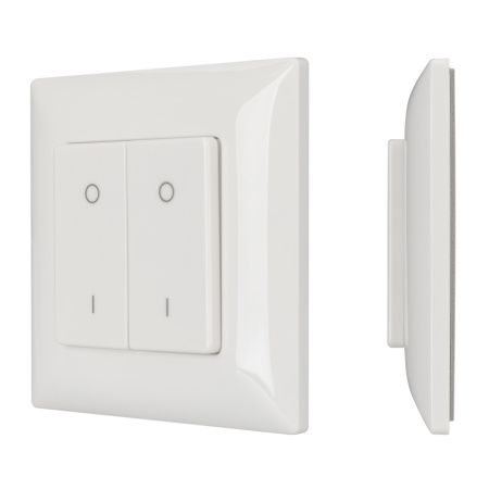 Arlight 028301 Панель SMART-P47-DIM-P-SUF (3V, 2 зоны, Knob, 2.4G) (Arlight, Пластик)