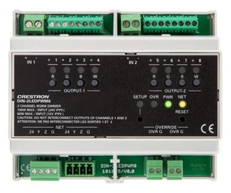 Crestron DIN-2LEDPWM8 Двухканальный диммер LED