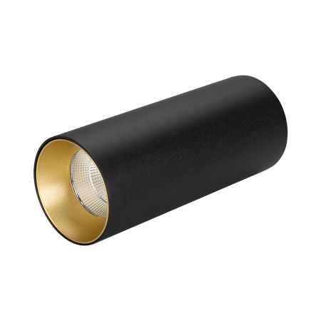 Arlight 027508 Светильник SP-POLO-SURFACE-R65-8W Warm3000 (BK-GD, 40 deg) (Arlight, IP20 Металл, 3 года)