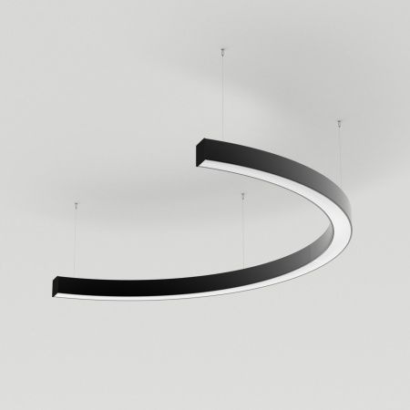 Arlight 034015(1) Светильник SP-LINE-HANG-ARC-C3535-D800-34W Day4000 (BLACK, 230V) (Arlight, Металл)