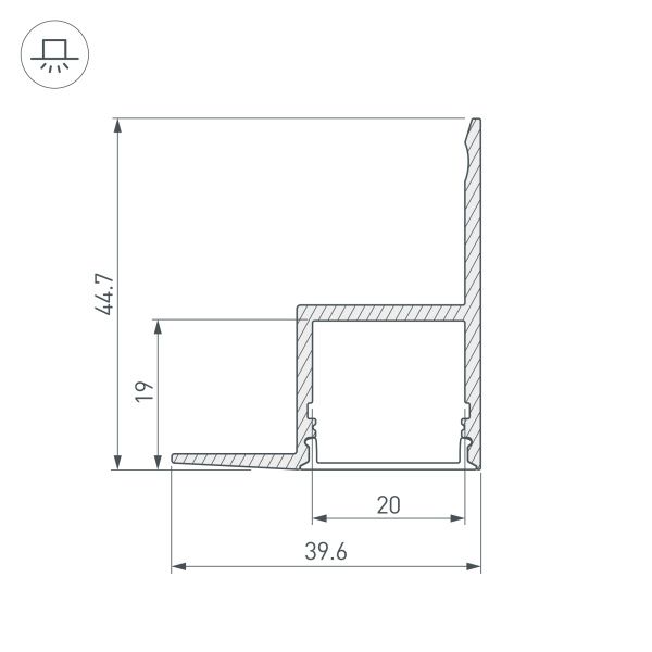 Оборудование Arlight 016150 Профиль ARH-CEIL-2000 ANOD (Arlight, Алюминий) по выгодной цене. Купить в Москве со скидкой.
