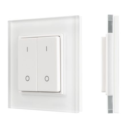 Arlight 032984 Панель SMART-P47-DIM-G-SUF (3V, 2 зоны, Knob, 2.4G) (Arlight, Пластик)