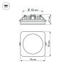 Оборудование Arlight 017635(1) Светодиодная панель LTD-96x96SOL-10W Warm White 3000K (ARL, IP44 Пластик, 3 года) по выгодной цене. Купить в Москве со скидкой.