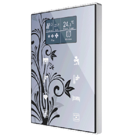 Zennio ZVI-TMDD-P TMD-Display One/Контроллер комнатный KNX, 8 сенсорных кнопок, дисплей 1.8 дюймов