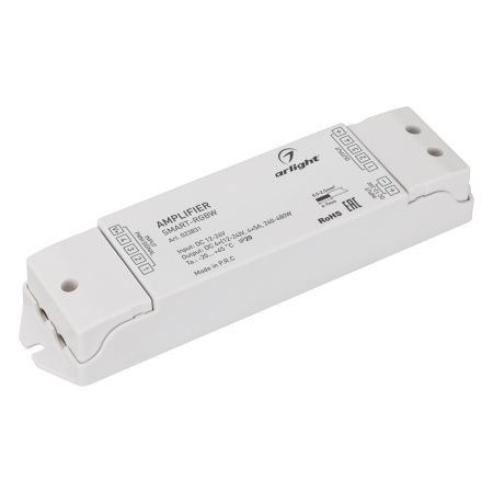 Arlight 023831 Усилитель SMART-RGBW (12-24V, 4x5A) (Arlight, IP20 Пластик, 5 лет)
