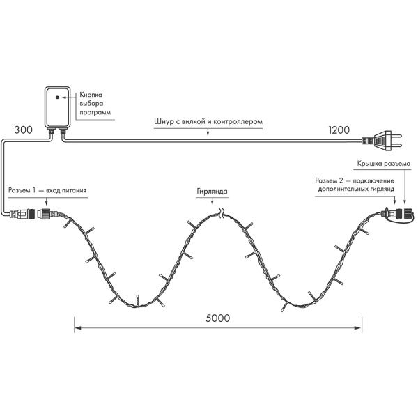 Оборудование Arlight 025778 Светодиодная гирлянда ARD-STRING-HOME-5000-GREEN-50LED-LIVE RGB (230V, 3.5W) (Ardecoled, IP20) по выгодной цене. Купить в Москве со скидкой.