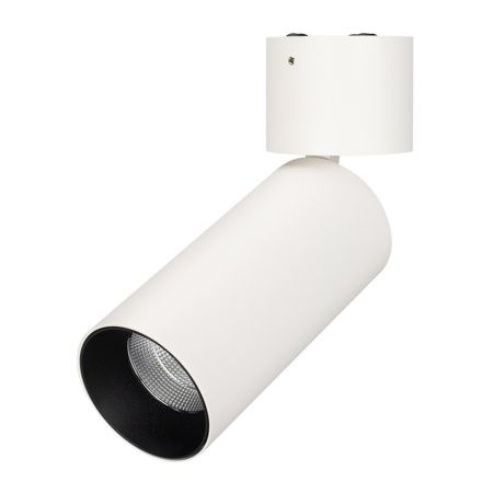 Arlight 027533 Светильник SP-POLO-SURFACE-FLAP-R65-8W Warm3000 (WH-BK, 40 deg) (Arlight, IP20 Металл, 3 года)