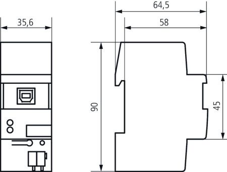 Оборудование Theben 9070397 USB интерфейс Schnittstelle USB KNX по выгодной цене. Купить в Москве со скидкой.