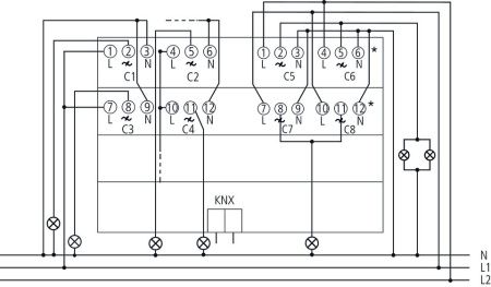 Оборудование Theben 4940285 8-х канальный универсальный светорегулятор FIX2 DM 8-2 T KNX по выгодной цене. Купить в Москве со скидкой.