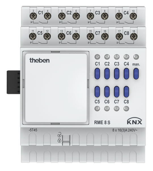 Оборудование Theben 4930225 8-м канальный релейный актуатор. Линейка MIX2 RME 8 S KNX по выгодной цене. Купить в Москве со скидкой.
