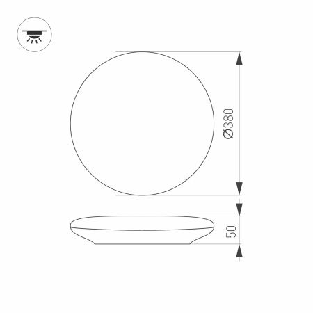 Оборудование Arlight 030108 Светильник CL-FRISBEE-MOTION-R380-25W Day4000 (WH, 180 deg, 230V) (Arlight, IP54 Пластик, 3 года) по выгодной цене. Купить в Москве со скидкой.