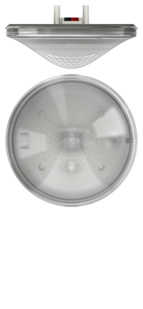 Theben 2079501 KNX инфракрасный датчик присутствия для установки на потолке thePrema S360 KNX UP GR