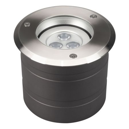 Arlight 024961 Светильник ART-GROUND-COLOR-TURN-R115-9W RGB (SL, 25 deg, 24V) (Arlight, IP67 Металл, 3 года)