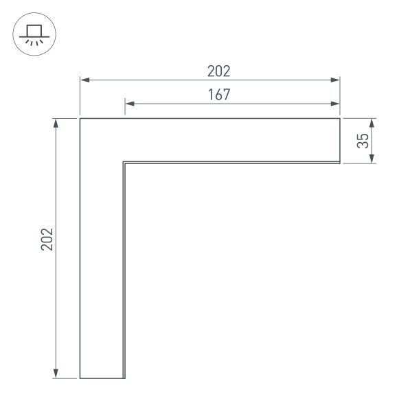 Оборудование Arlight 030124 Угол SL-LINIA65-F внутренний (Arlight, Металл) по выгодной цене. Купить в Москве со скидкой.
