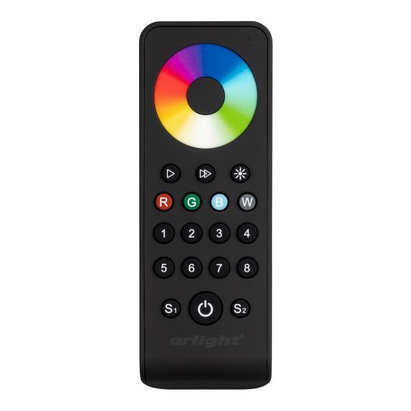 Оборудование Arlight 031953 Пульт SMART-R43-RGBW Black (8 зон, 2.4G) (Arlight, IP20 Пластик, 5 лет) по выгодной цене. Купить в Москве со скидкой.