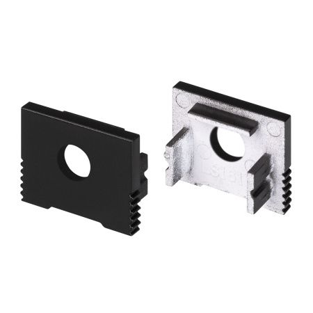 Arlight 032998 Заглушка SL-SLIM-H13M BLACK с отверстием (Arlight, Пластик)