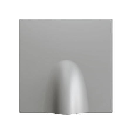 Zennio ZS70CCOS ZS70, Крышка кабельного вывода 70x70 мм, Серебристый