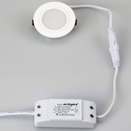 Оборудование Arlight 020761 Светодиодный светильник LTM-R60WH-Frost 3W Day White 110deg (Arlight, IP40 Металл, 3 года) по выгодной цене. Купить в Москве со скидкой.