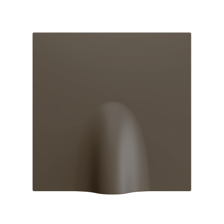 Zennio ZS70CCOM ZS70, Крышка кабельного вывода 70x70 мм, Мокко