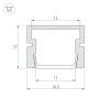 Оборудование Arlight 028363 Профиль PDS-SM-2000 ANOD (Arlight, Алюминий) по выгодной цене. Купить в Москве со скидкой.
