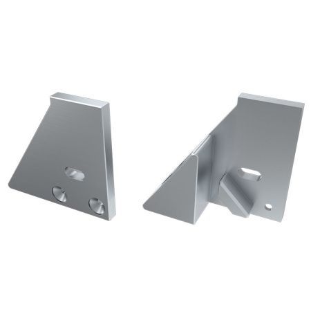 Arlight 026740 Заглушка для ALM-GLASS-10 с опорой правая с отверстием (Arlight, Металл)