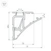 Оборудование Arlight 023788 Профиль SHELF-620-2000-SET ANOD (Arlight, Алюминий) по выгодной цене. Купить в Москве со скидкой.