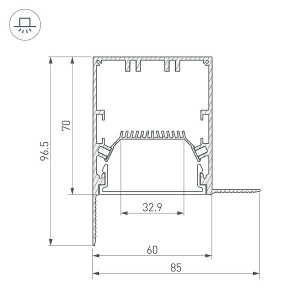 Оборудование Arlight 030137 Угол SL-LINIA55-FANTOM-EDGE внешний (Arlight, Металл) по выгодной цене. Купить в Москве со скидкой.