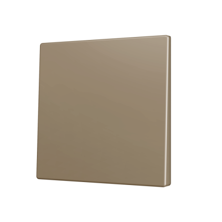 Zennio ZS70CSOFT12C ZS70, Накладка для кнопки Simple KNX Soft 70x70 мм, Наклон вверх и вниз, Шампанское