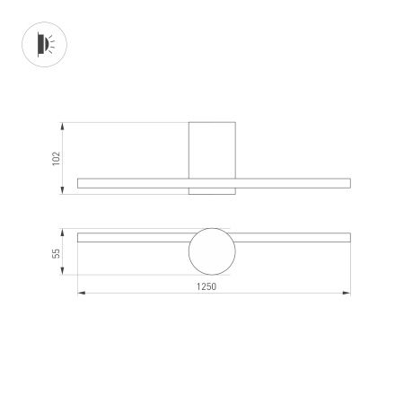 Оборудование Arlight 036931 Светильник SP-VINCI-M-S1200x55-12W Warm3000 (BK, 110 deg, 230V) (Arlight, IP20 Металл, 3 года) по выгодной цене. Купить в Москве со скидкой.
