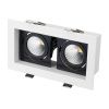 Arlight 024129 Светильник CL-KARDAN-S180x102-2x9W Day (WH-BK, 38 deg) (Arlight, IP20 Металл, 3 года)