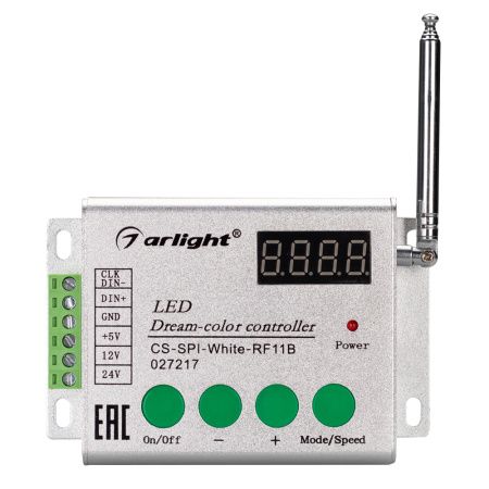 Оборудование Arlight 027217 Контроллер CS-SPI-White-RF11B (5-24V, ПДУ 11кн) (Arlight, IP20 Металл, 1 год) по выгодной цене. Купить в Москве со скидкой.