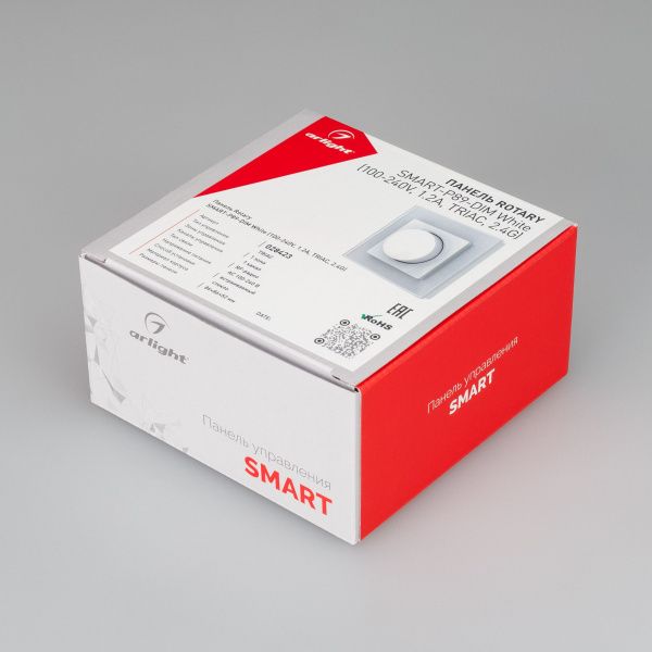 Оборудование Arlight 028423 Панель SMART-P89-DIM-IN White (230V, 1.2A, TRIAC, Rotary, 2.4G) (Arlight, Пластик) по выгодной цене. Купить в Москве со скидкой.