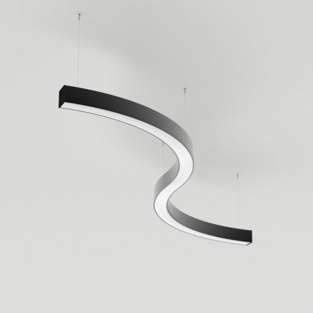 Arlight 034052(1) Светильник SP-LINE-HANG ARC-S3535-D800-65W Warm3000 (BLACK, 230V) (Arlight, Металл)