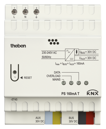 Theben 9070956 Источник питания KNX 160 mA PS 160 mA T KNX