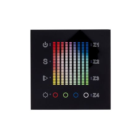 Оборудование Arlight 020585 Панель Sens SR-2831AC-RF-IN Black (220V,RGB,4зоны) (Arlight, IP20 Пластик, 3 года) по выгодной цене. Купить в Москве со скидкой.