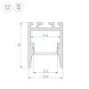 Оборудование Arlight 032856 Профиль PDS-ZM-COMFY-2000 ANOD BLACK (Arlight, Алюминий) по выгодной цене. Купить в Москве со скидкой.
