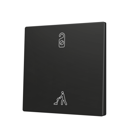 Zennio ZS70CSOFT12AC ZS70, Накладка для кнопки Simple KNX Soft 70x70 мм, Наклон вверх и вниз, Антрацит, На заказ