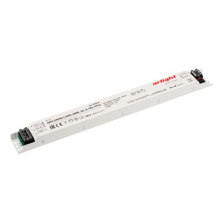 Arlight 020870 Блок питания ARV-24050-LONG (48W, 2A, 0-10V, PFC) (ARL, IP20 Металл, 2 года)