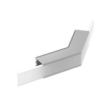 Arlight 026137 Угол PLS-LOCK-H25-L135W внешний (с экраном MAT-L) (Arlight, Металл)