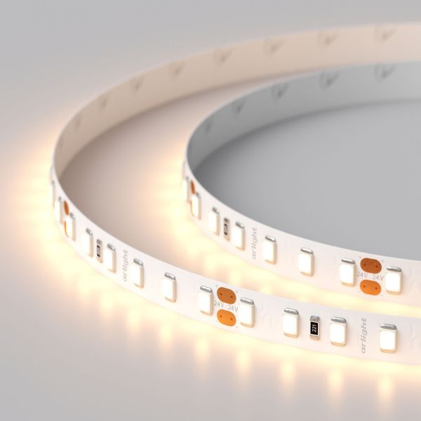Оборудование Arlight 015699(2) Светодиодная лента RT-A120-8mm 24V Warm2700 (14.4 W/m, IP20, 2835, 5m) (Arlight, Открытый) по выгодной цене. Купить в Москве со скидкой.