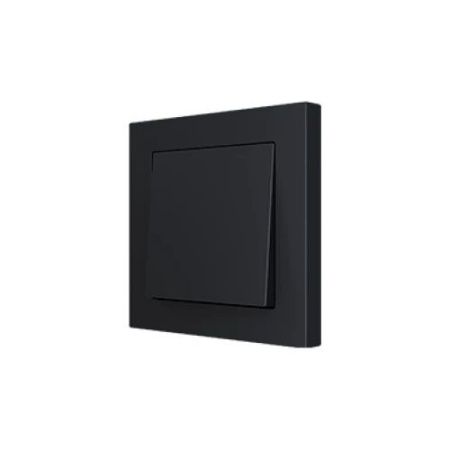 Zennio 830001705 ZS55. Заглушка для одинарного выключателя 55x55 мм - антрацит