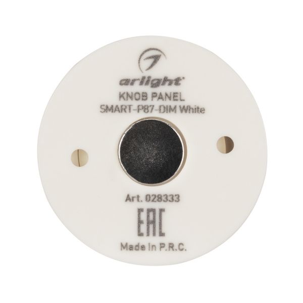 Оборудование Arlight 028333 Панель Knob SMART-P87-DIM White (3V, 1 зона, 2.4G) (Arlight, IP20 Пластик, 5 лет) по выгодной цене. Купить в Москве со скидкой.