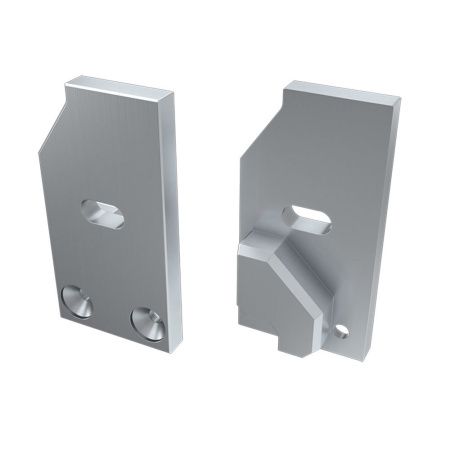 Arlight 026726 Заглушка для ALM-GLASS-6 левая с отверстием (Arlight, Металл)