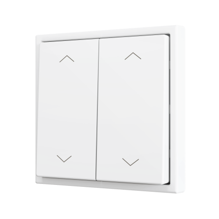 Zennio ZS702PB4S ZS70, Двойная мягкая кнопка для 4 бинарных входов 70x70 мм – Серебристый