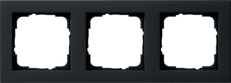 Gira 0213 09 Установочная рамка Gira E2 Черный матовый